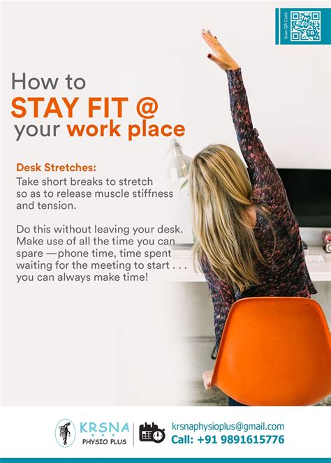 How To Stay ‪‎fit‬ Your Work ‪‎place‬ Desk Stretches To Know More