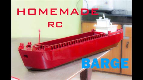Home Made Self Propelled Rc Barge Inland Vessel Youtube