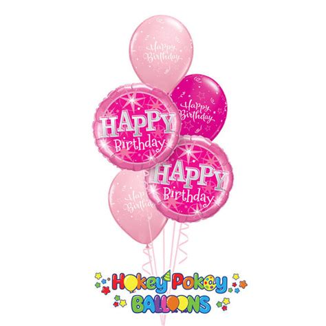 Shining Star Birthday Balloon Bouquet Helium Balloon Bouquets