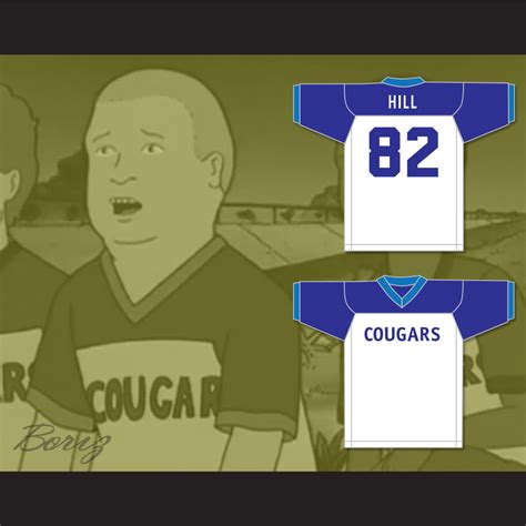 Bobby Hill 82 Arlen Cougars Middle School Football Jersey — Boriz