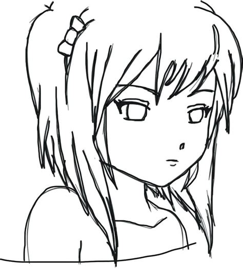 Simple Anime Drawings Free Download On Clipartmag