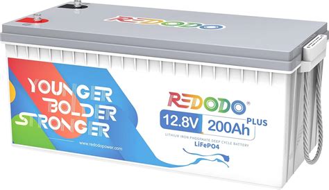 Redodo 128v 200ah Plus Lithium Lifepo4 Battery Built In 200a Bms