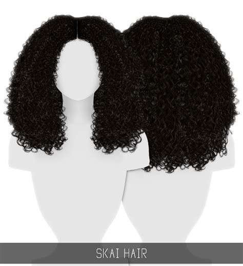 Simpliciaty Sims 4 Curly Hair Sims 4 Afro Hair Sims Hair