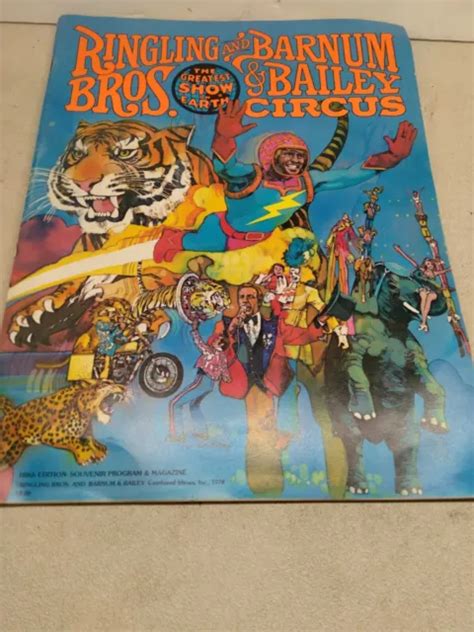 RINGLING BROS AND Barnum Bailey Circus Souvenir Program 1979 108th