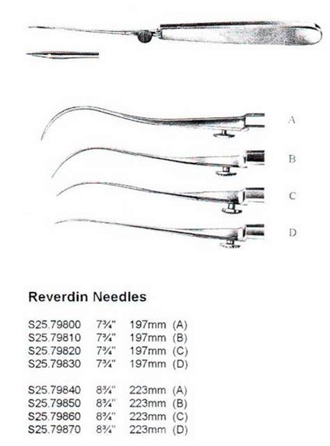 Pudendal Nerve Block Guide And Needle 55140mm Surgical Instruments