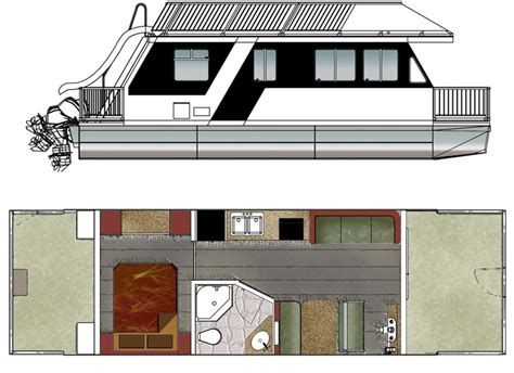Luxury Houseboat Floor Plans