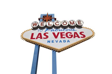 Las Vegas Sign Isolated On White Stock Photo Image Of Sign Urban
