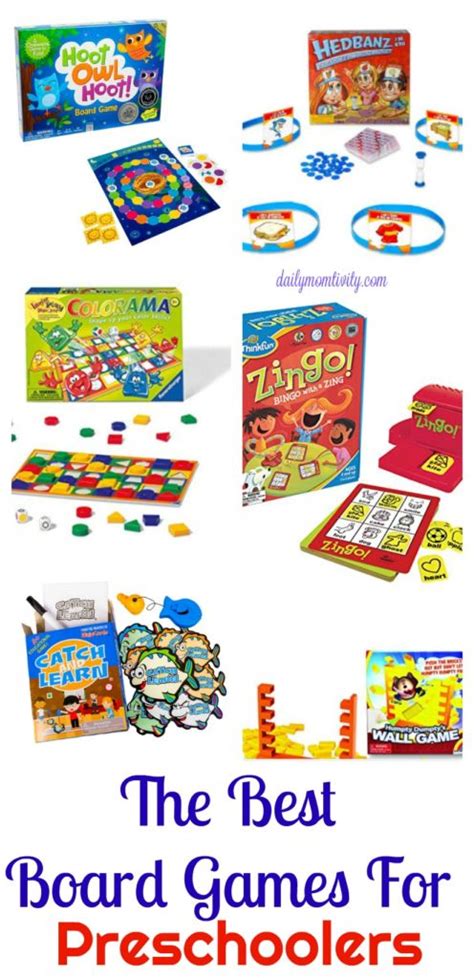 The Best Preschool Board Games Daily Momtivity