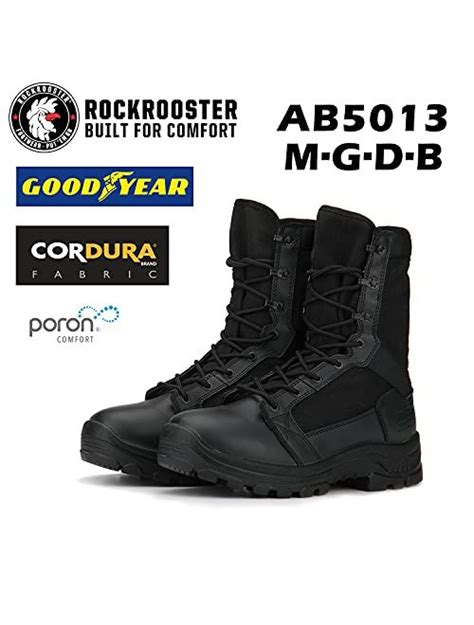 Buy Rockrooster Mgdb Military And Tactical Boots For Men 8 Inch Xx