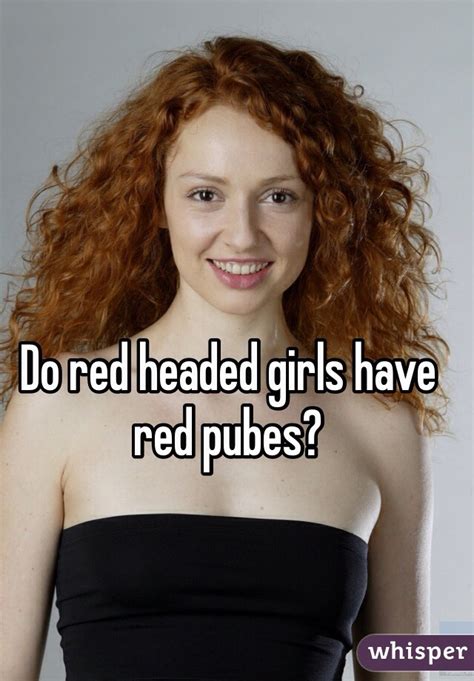 Female Redhead Pubic Hair