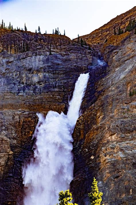 Takakkaw Falls Yoho National Park British Columbia Canada Stock Image