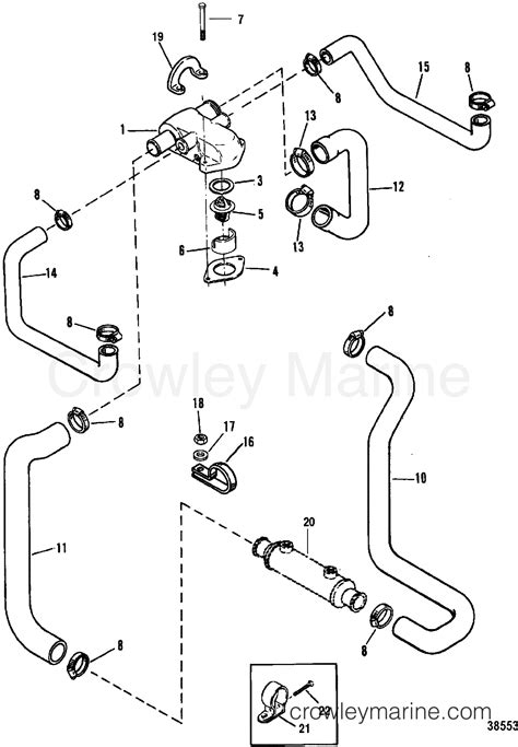 Standard Cooling Systemdesign Iii Alpha 1995 Mercruiser 57l