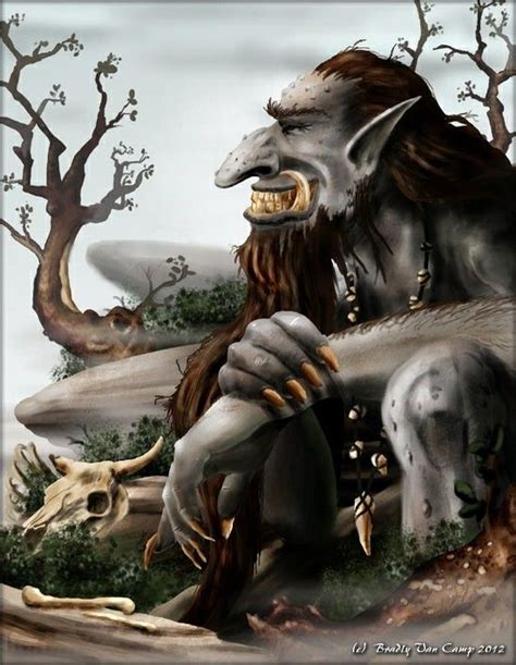 Mountain Troll Norse And Scandinavian Folklore About A Creature That