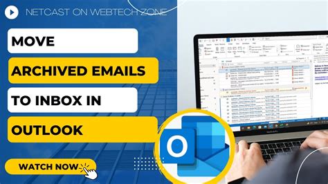 How To Move Archived Emails To Inbox In Outlook Move Emails From
