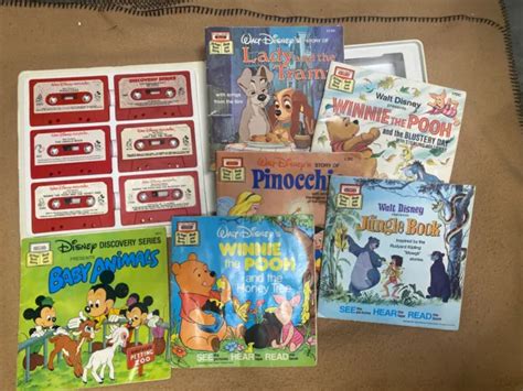 Vintage Walt Disney Take A Tape Along Storyteller Cassette And Read Along Book Set 1299 Picclick
