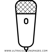 Microphone Coloring Page Ultra Coloring Pages
