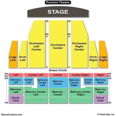 Proctors Theater Seating Chart Cabinets Matttroy