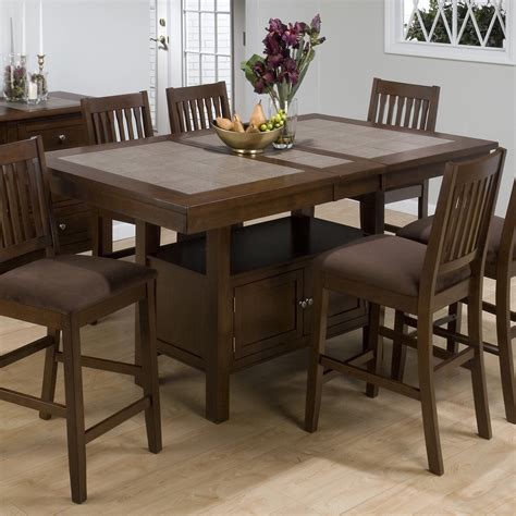 Pairing perfectly with the matching extra wide (and comfortable) fuji dining chair. Jofran Trumbull Tile Top Counter Height Storage Dining ...