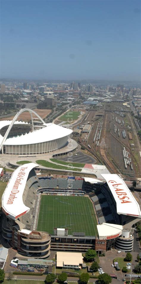 Durban From Above Blick Auf Das Absa Stadion In Durban The Absa