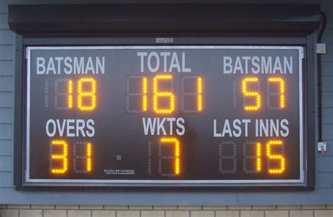 Bespoke Digital Electronic Cricket Scoreboard