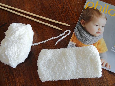 tricoter un snood pour bebe