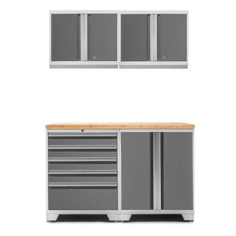 Best garage cabinets top 5 best garage storage systems 2020 review. NewAge Products Pro 3.0 85 in. H x 56 in. W x 22 in. D 18 ...
