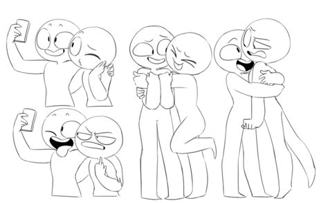 Friendship Poses 1 Art Reference Art Poses Drawings