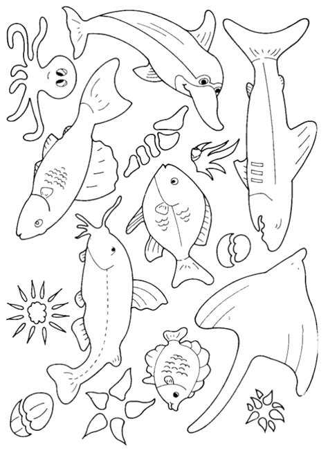 You can print out online for free here on coloringkids.org ! Coloring Pages Fish: Animated Images, Gifs, Pictures ...
