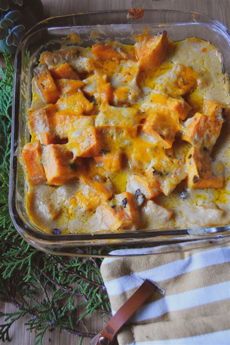 Learn how to bake sweet potatoes quickly and easily with my foolproof method! Savoury Sweet Potato Bake | Sweet savory, Baking life ...
