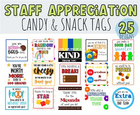 10 Delicious And Creative Staff Appreciation Candy Ideas To Sweeten Up