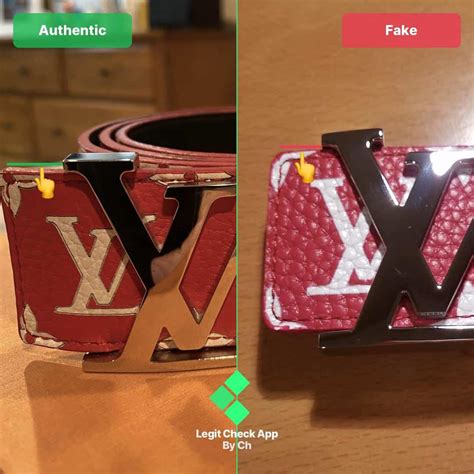 Real Vs Fake Supreme X Louis Vuitton Belt How To Spot