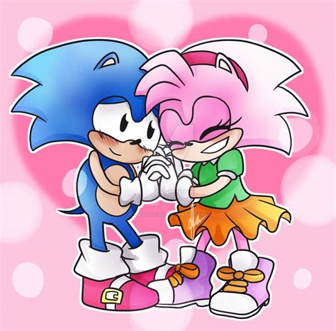 💙classic Sonamy Wiki Sonic The Hedgehog Amino
