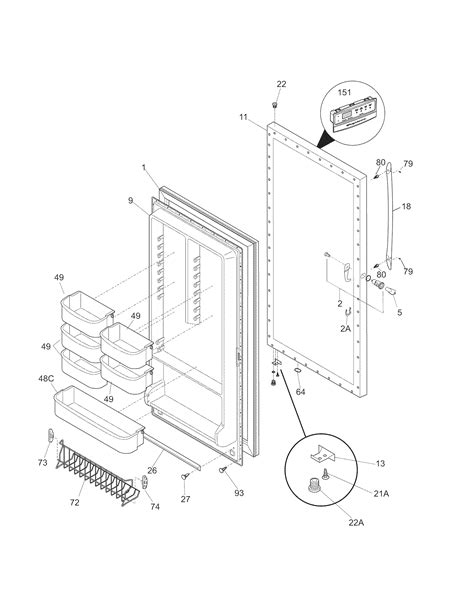 Freezers Frigidaire Freezer Parts