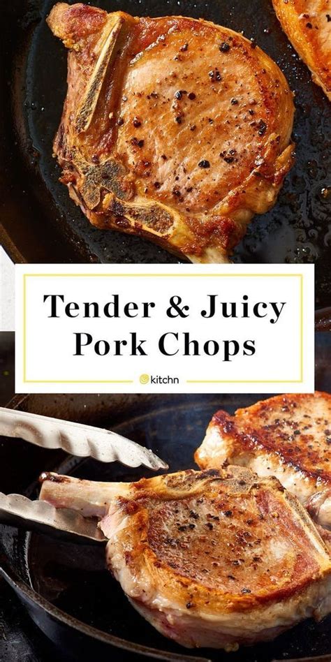 This healthy and easy smoked pork chop recipe makes for a delicious weeknight meal. Tender & Juicy Pork Chops in the Oven Recipe | Gloria Food Table #dinnerrecipes #porkrecipes ...