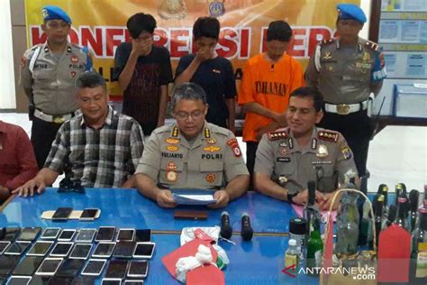 Polresta Yogyakarta Amankan Tiga Tersangka Perusakan Kendaraan Polisi Antara News