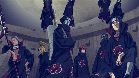 Naruto Top 10 Akatsuki Original Members Youtube