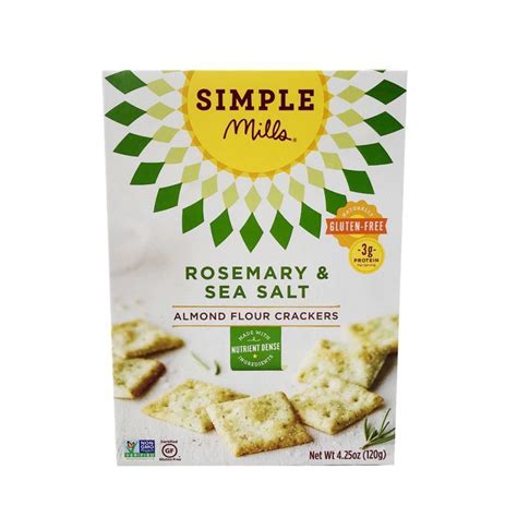 Simple Mills Rosemary And Sea Salt Almond Flour Crackers Homemade