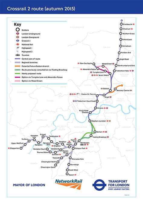 London Underground Map Crossrail