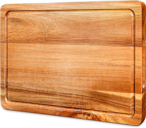 Sky Light Cutting Board Wood Chopping Boards For Kitchen With Deep