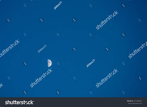 Half Moon Night Sky Stock Photo 291008324 Shutterstock