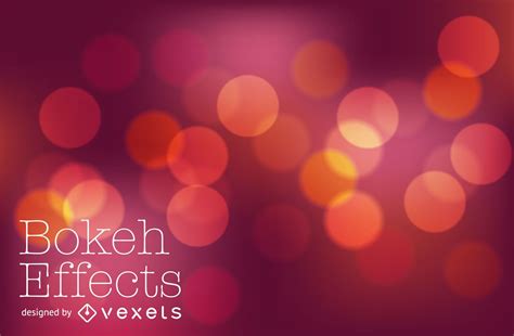 Red Tones Bokeh Background Vector Download