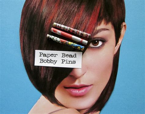 Wendylynns Paper Whims How To Make A Paper Bead Bobby Pin Paper