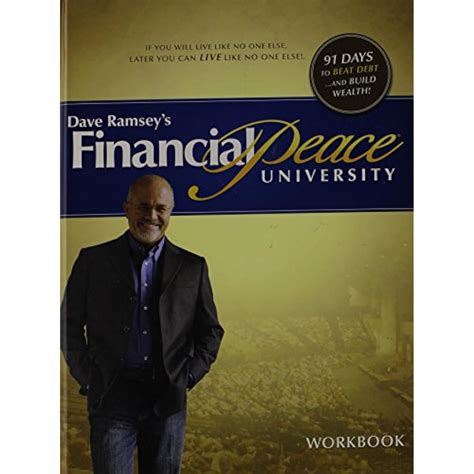 Dave Ramseys Financial Peace University Workbook Hardcover Ramsey