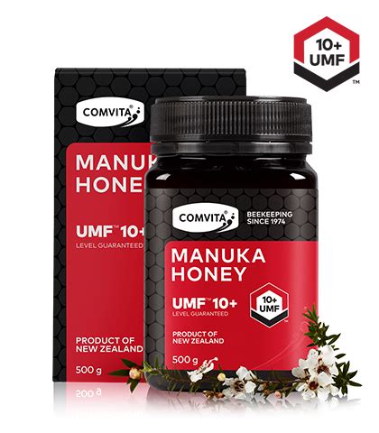 Umf™ from 5+ to 20+ and bulk sizes available. Shop UMF™ 10+ Manuka Honey 500g | Comvita® Official ...