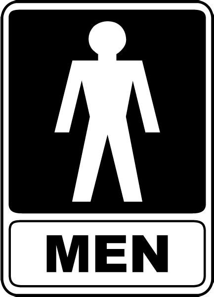 Men Restroom Sign F4915 By