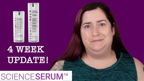 Science Serum 4 Week Update Tight Lips And Tight Neck Over 40 Skin Care Youtube
