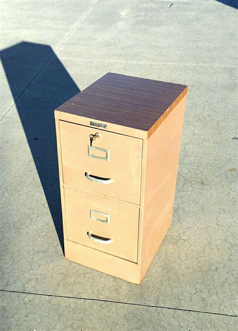 2 drawer steel file cabinet. Vintage FILEX Steel Products 2 Drawer File Cabinet for ...