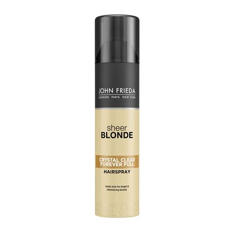 John Frieda Sheer Blonde Crystal Clear Hairspray 250ml Feelunique
