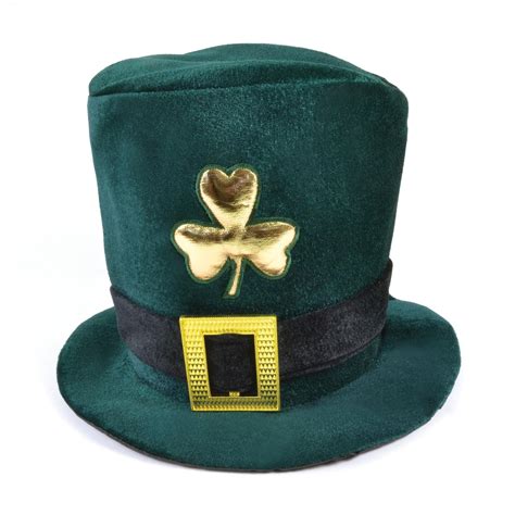 St Irish Green Leprechaun Accessory Shamrock Hat Fancy Dress Patricks