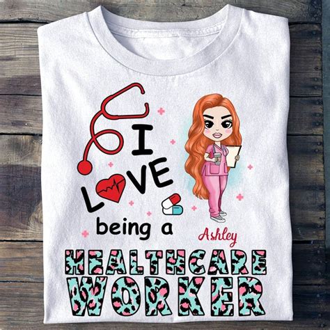 Personalized Love Being A Nurse T Shirt Personalized T Shirts